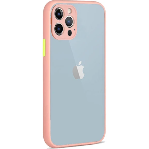 Apple Iphone 12 Pro Max Montreal Arkası Şeffaf Sert Silikon Kılıf - Resim 5