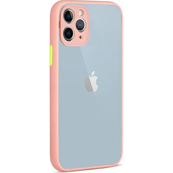 Apple Iphone 11 Pro  Montreal Arkası Şeffaf Sert Silikon Kılıf - Resim 5