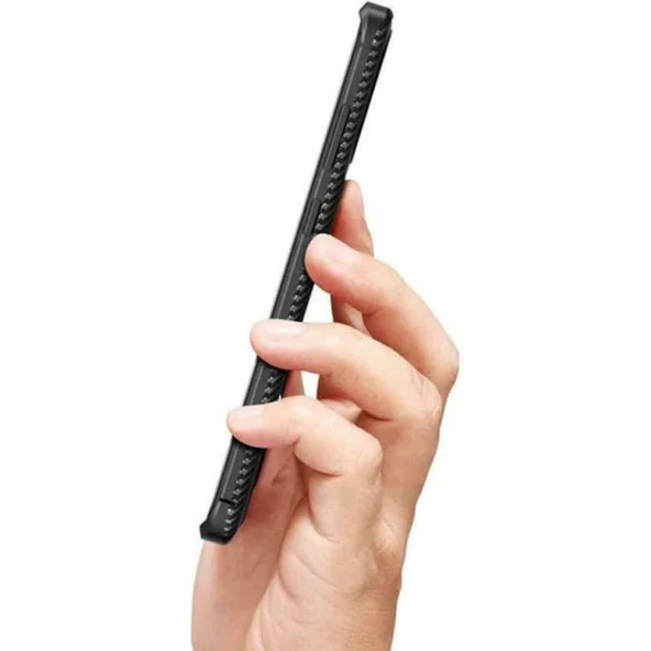 Xiaomi Mi 8 Pro Karbon Desenli Negro Silikon Kılıf - Resim 5