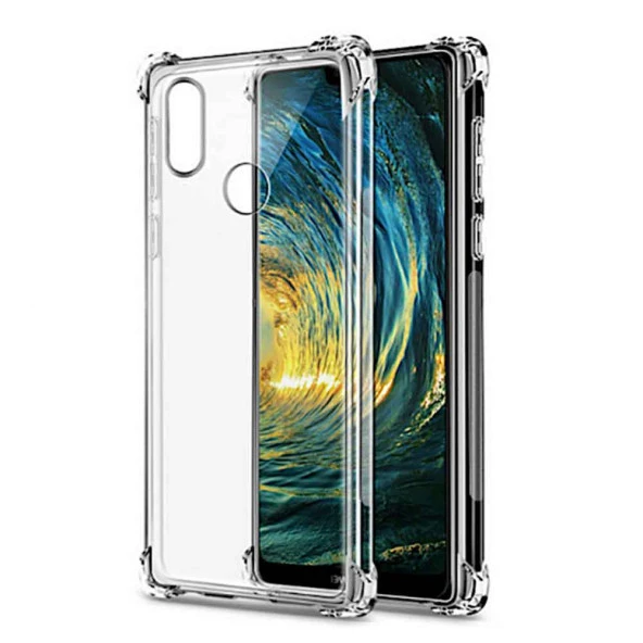 Huawei Y6S 2019 Shock Absorbing Darbe Emicili Şeffaf Silikon Kılıf ürün görseli 1