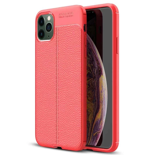 Apple IPhone 11 Pro Deri Görünümlü Firo Silikon Kılıf - 4