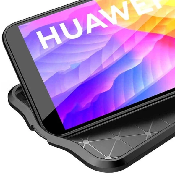 Huawei Y5P Deri Görünümlü Firo Silikon Kılıf ürün görseli 1