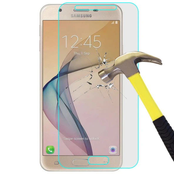 Samsung Galaxy C8 Temperli Kırılmaz Cam Ekran Koruyucu - Resim 2