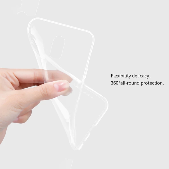 Samsung Galaxy C8 / J7 Plus 2017 Ultra İnce Kaliteli Esnek Şeffaf Silikon - 3