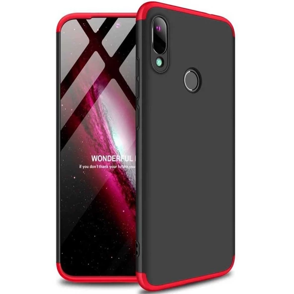 Huawei Y9 2019 GKK Kılıf 360 Derece Tam Koruma - Resim 3