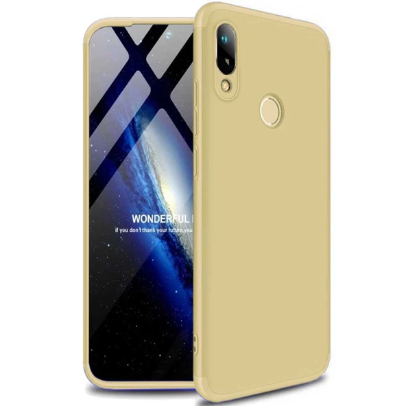 Huawei Y9 2019 GKK Kılıf 360 Derece Tam Koruma - Resim 8