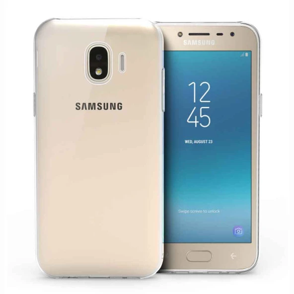 Samsung Galaxy J2 2018 Ultra İnce Kaliteli Esnek Şeffaf Silikon - 3