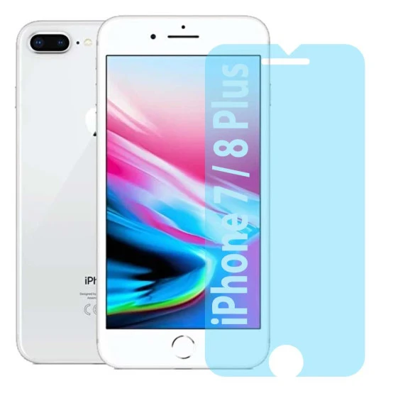 Apple iPhone 7 Plus ve iPhone 8 Plus Nano Cam Ekran Koruyucu - Resim 2