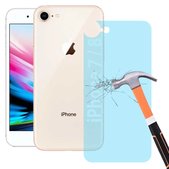 Apple iPhone 7 ve iPhone 8 Arka Nano Cam Ekran Koruyucu