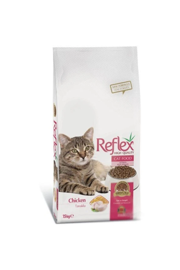Reflex Kedi Maması Tavuklu 15 kg x 2 adet