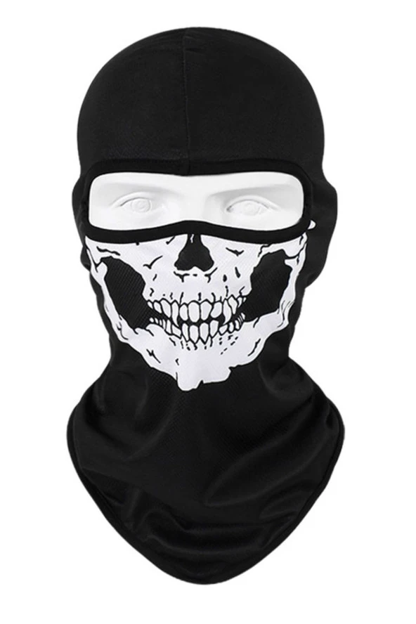 Motosiklet Kurukafa Balaklava Skull Mask Rüzgar Geçirmez Motor Maske Soğuk Yüz Koruma Kar Maskesi - 3
