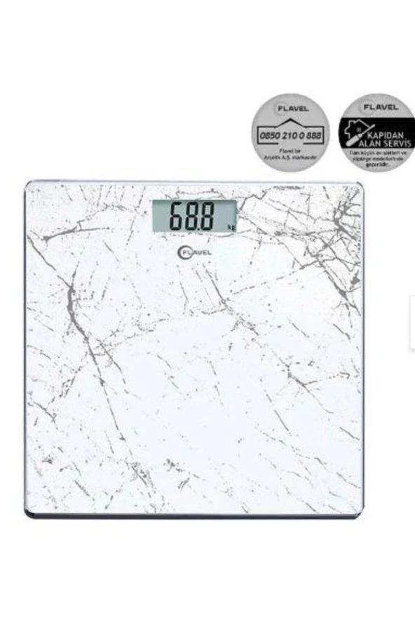 Dijital Banyo Baskülü Vücut Tartısı FLV 130