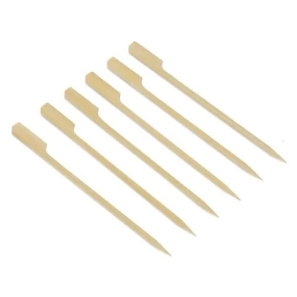 YASSI BAMBU ÇUBUK- LOKMA ÇUBUK 9CM / 100 ADET