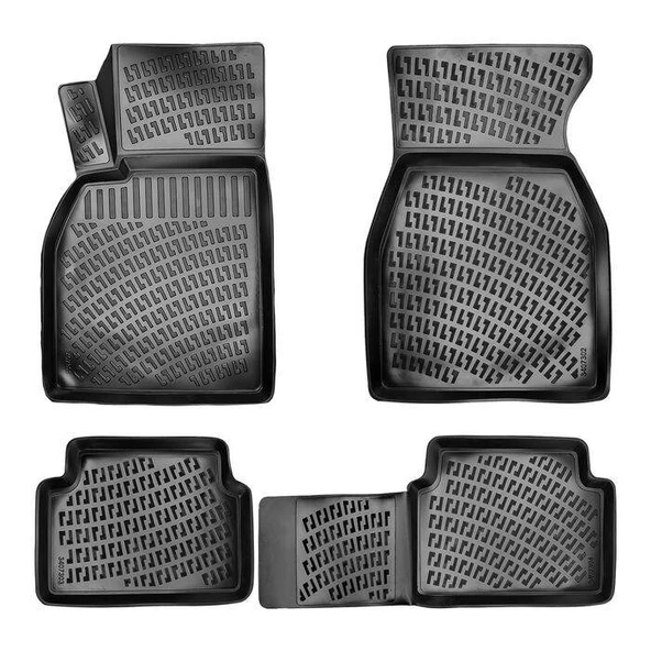 Rizline Renault Megane 2 2004-2010  3D Havuzlu Paspas Siyah ürün görseli