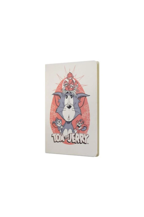 Mabbels Sert Kapak Butik Defter Tom And Jerry Krem 80 YP 15x21 DFT-388111