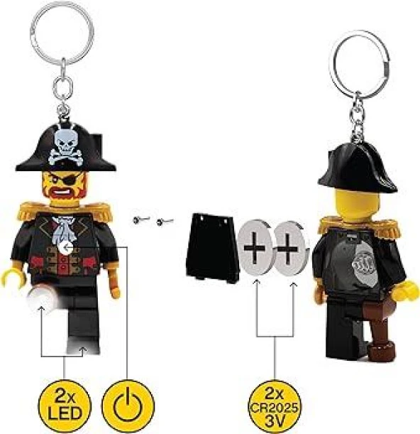 LEGO Ledlite KE23H Captain Brickbeard Led Key Chain - 4
