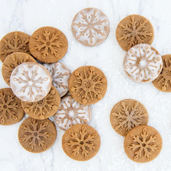 Nordicware 1273 Kar Taneleri Kurabiye Baskı Pulları - 2