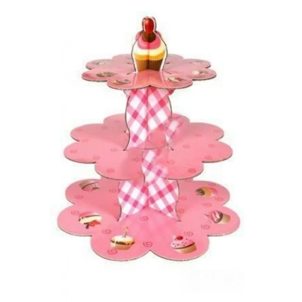 MYEBI KARTON CUPCAKE STANDI CUPCAKE DESENLİ