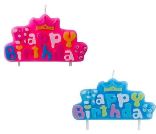 HAPPY BIRTHDAY TAÇ MUM MAVİ