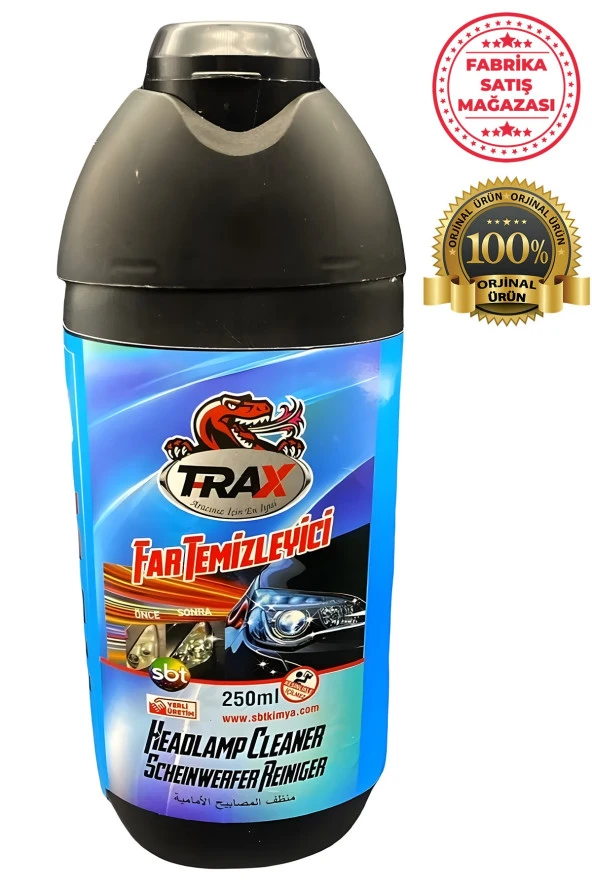 Far Temizleyici Araç Oto Farlarını Açar Temizler Korur 250 ml