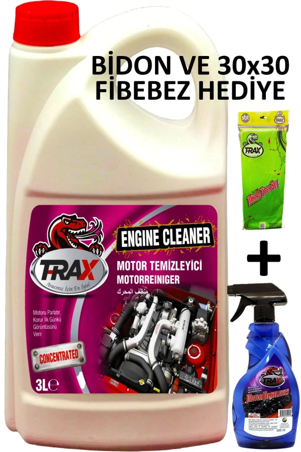 Konsantre Motor Temizleyici Süper Etkili Parlatıcılı 3 Litre