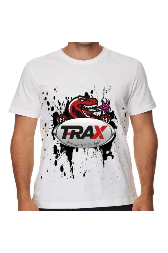 Trax Beyaz Unisex Tshirt