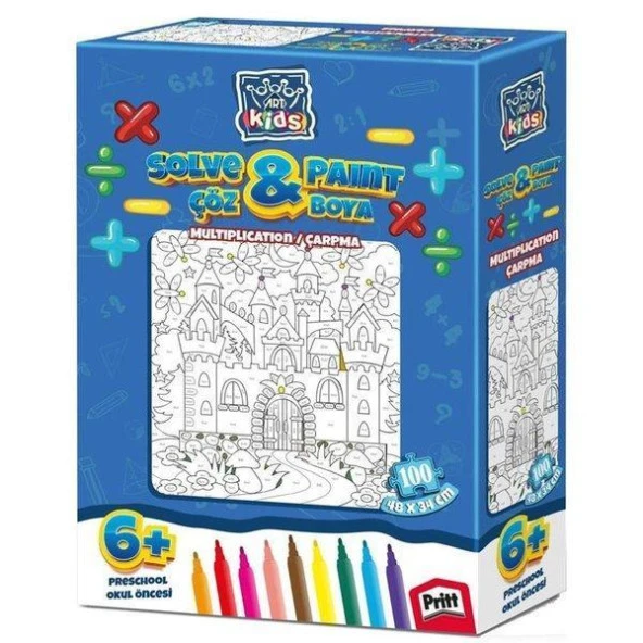 Art Kids Çöz Boya / Çarpma 5848