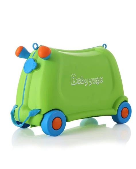 Baby Yuga Tekerlekli Çocuk Valizi Yeşil - 2