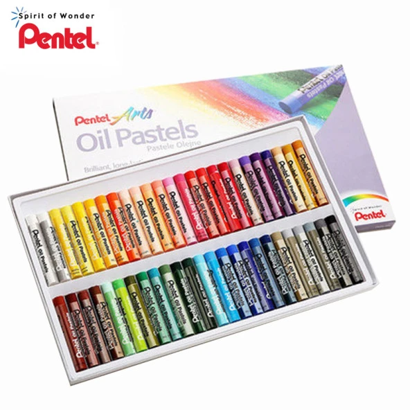 Pentel Yağlı Pastel 36 Renk PHN36