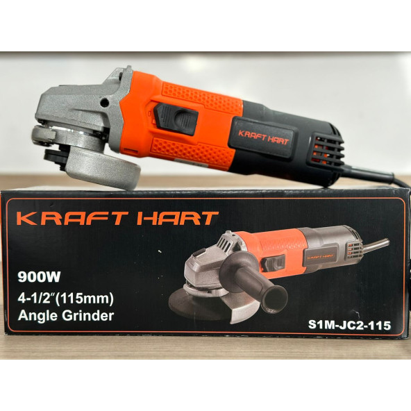 Kraft Hart Profesyonel 900 W 115MM Avuç Içi Taşlama Turuncu-Siyah