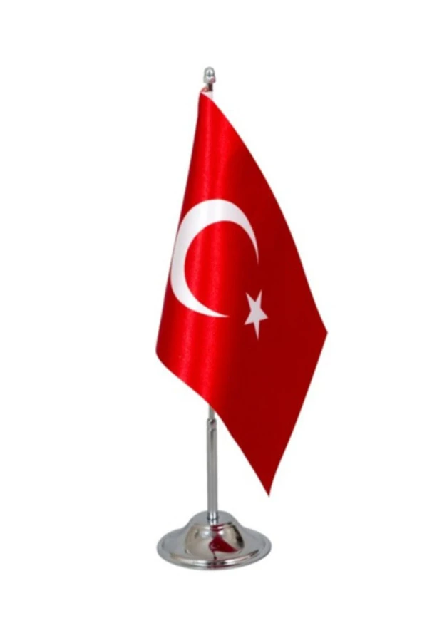 Türk Masa Bayrağı Direksiz 15x22,5 cm