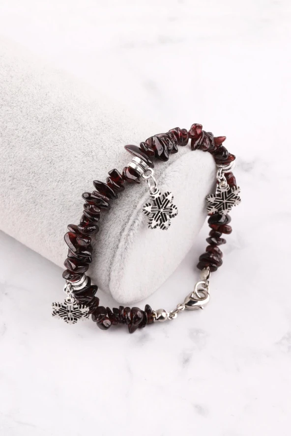 Garnet – Lal Doğal Taş Kırıktaş Bileklik
