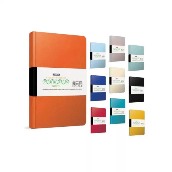 Gıpta Quıck Notes İp.Dkş.Sert Kapak Defter 14x20 80 YP Ç.siz