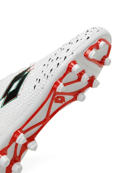 Lotto Rotero FG 4FX 101503294 Erkek Krampon Beyaz Kırmızı 40-45 - Resim 6