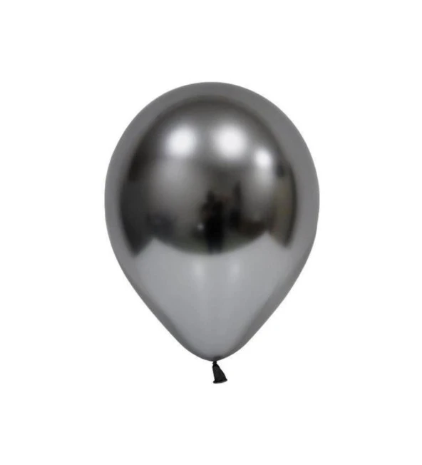 Balonevi Balon 12" Krom Uzay Gri 50 Li