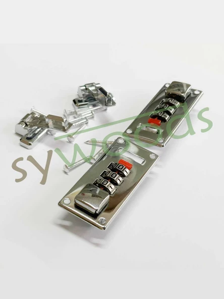 BOND ÇANTA KİLİT 1 ÇİFT NİKEL - 2