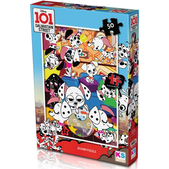 Ks Games Puzzle 50 Parça 101 Dalmatian 709