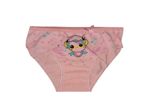 Sedef Yıldızı Kız Çocuk İnce Lastik Bikini Külot 1083 - 4