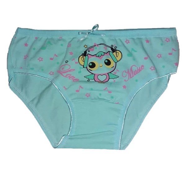 Sedef Yıldızı Kız Çocuk İnce Lastik Bikini Külot 1083 - 2