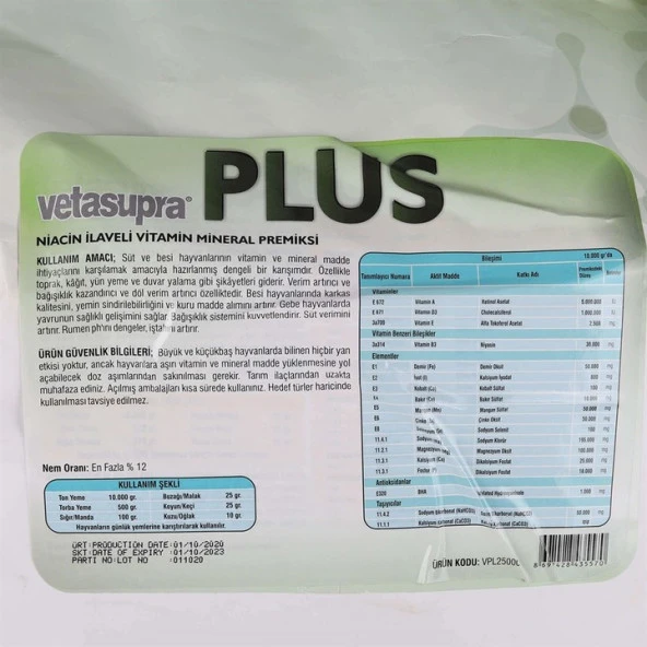 Vetasupra Plus Vitamin Destek ve Toprak Yeme Önleyici - 6