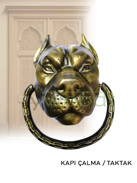 Pirinç kapı taktak pitbull