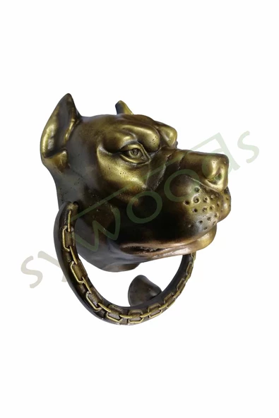 Pirinç kapı taktak pitbull - Resim 4