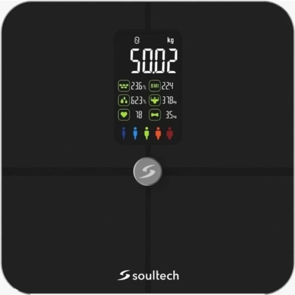 Soultech WellDone Akıllı Tartı Siyah - AT001S