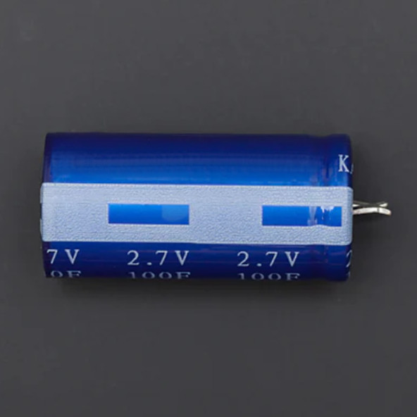 100F 2.7V Süpercap 22x45mm DIP Süper Kapasitör Enerji Depolama Güneş Rüzgar Akü Batarya Güç - 6