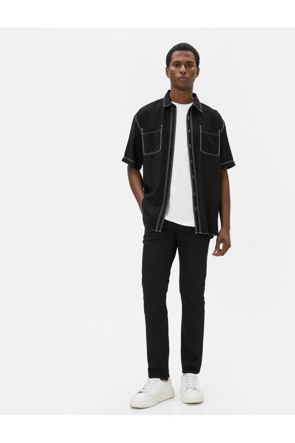 Slim Fit Kot Pantolon - Brad Jean