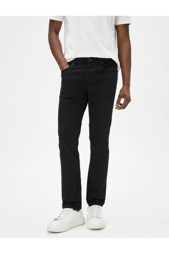 Slim Fit Kot Pantolon - Brad Jean - 3