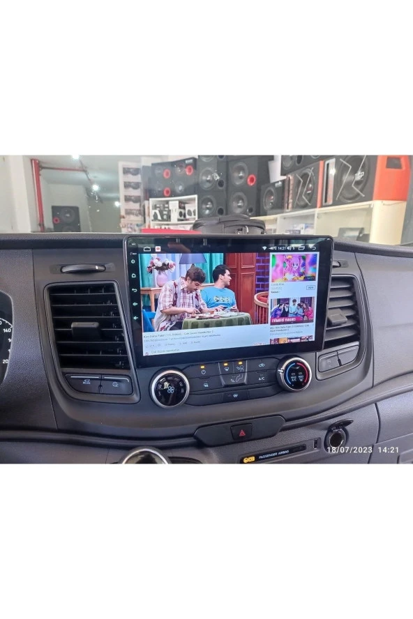 navicars Ford Transit Android 2-32 Uyumlu Multimedya Carplay-Kamera-Ips Ekran