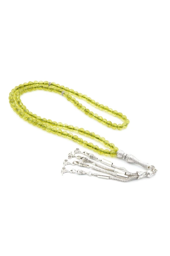 Küre Kesim Orijinal 99 luk Olivin Taşı Tesbih ürün görseli 1