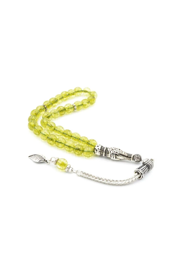 Küre Kesim Orijinal Olivin Taşı Tesbih 6 Mm ürün görseli 1