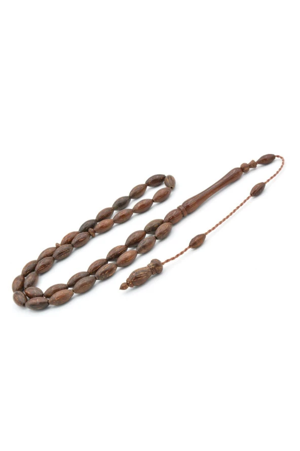 Usta İşi Sistemli Arpa Kesim Sırçalı Kuka Tesbih - Resim 2